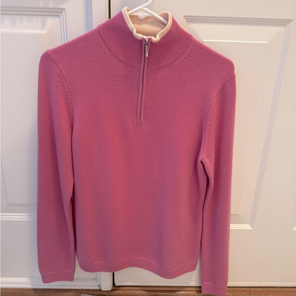 Women’s Brooks Brother’s 1/4 zip pullover sweater